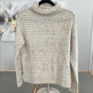 Madewell Cream Cozy Cowl Neck Sweater